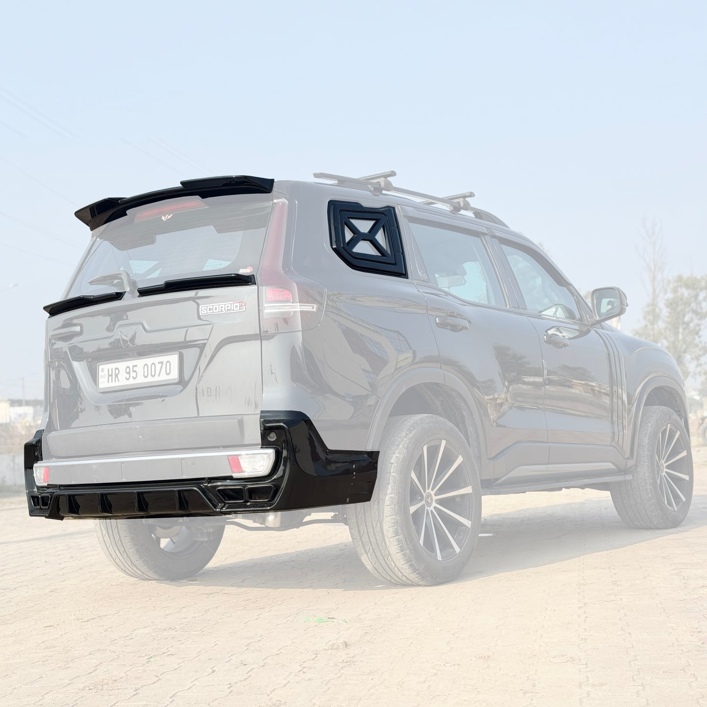 Matte Black GTLine Body Kit for Scorpio N