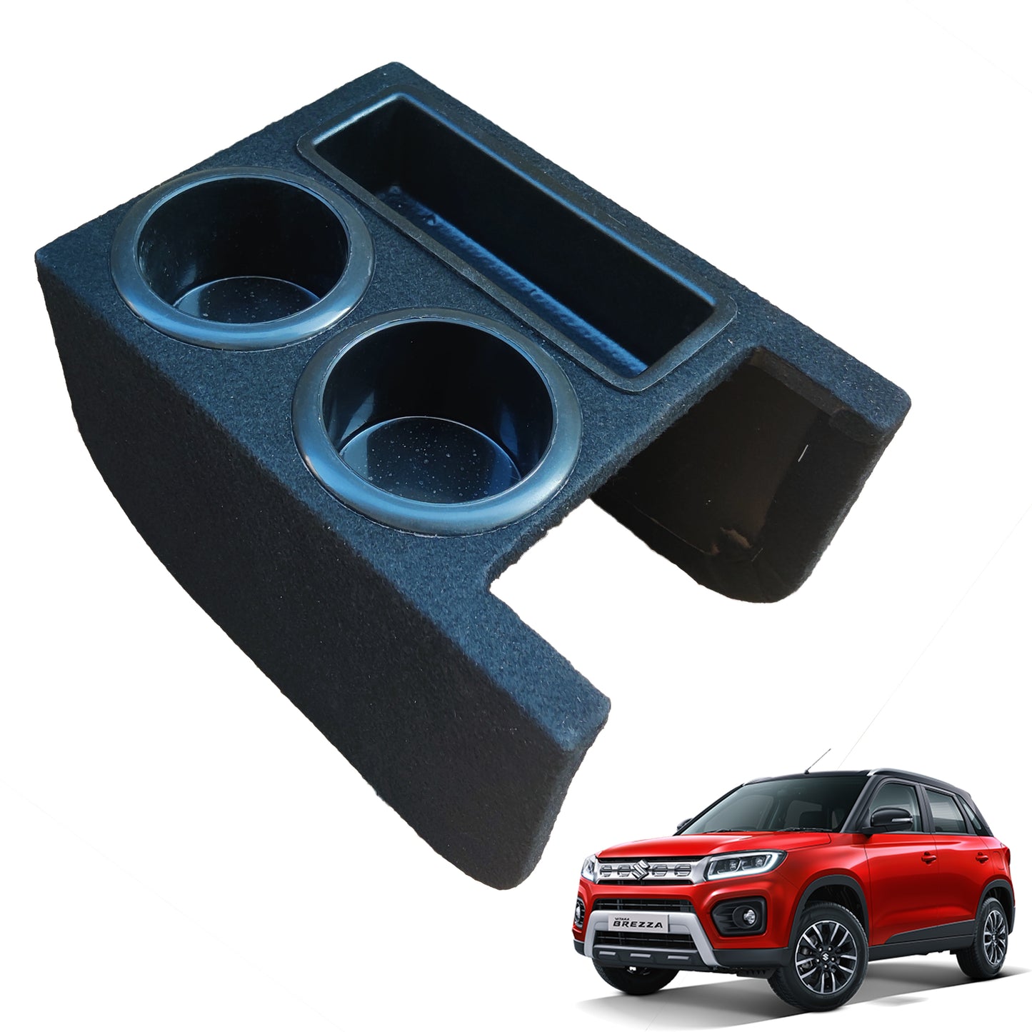 Rear Center Console Cup Holder for Suzuki Brezza (1st Gen)