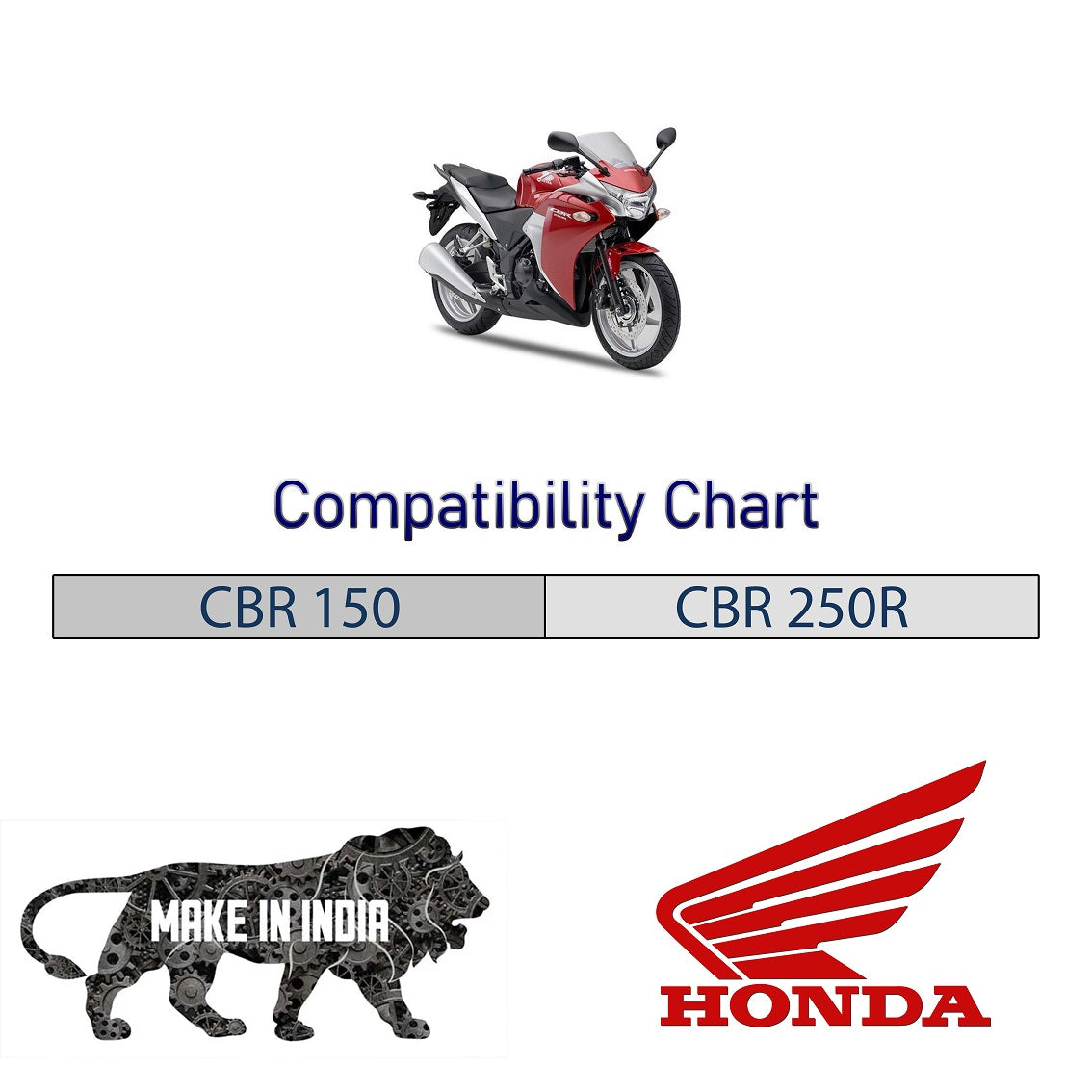 Honda CBR Accessories | Modified Honda CBR | Best Honda CBR Modification | Aero Winglet for Honda CBR | Saiga Parts for Honda CBR 150 / 250