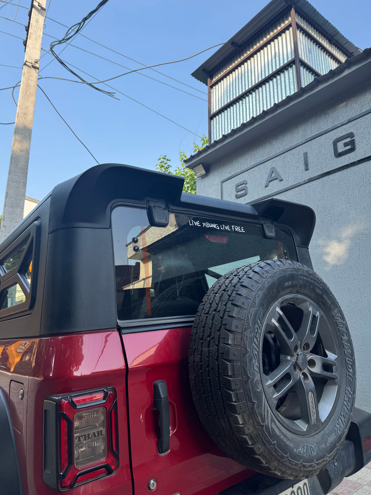 Thar 3-Door Spoiler - Prebook