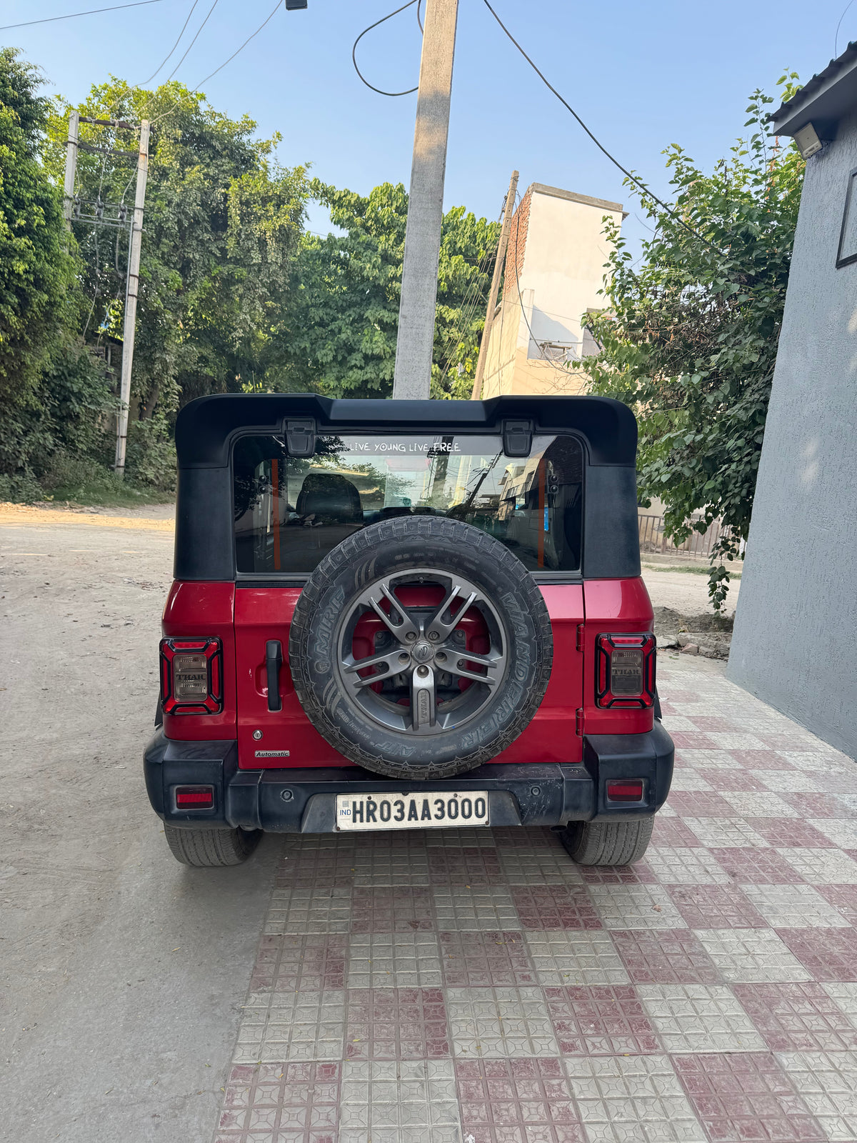 Thar 3-Door Spoiler - Prebook