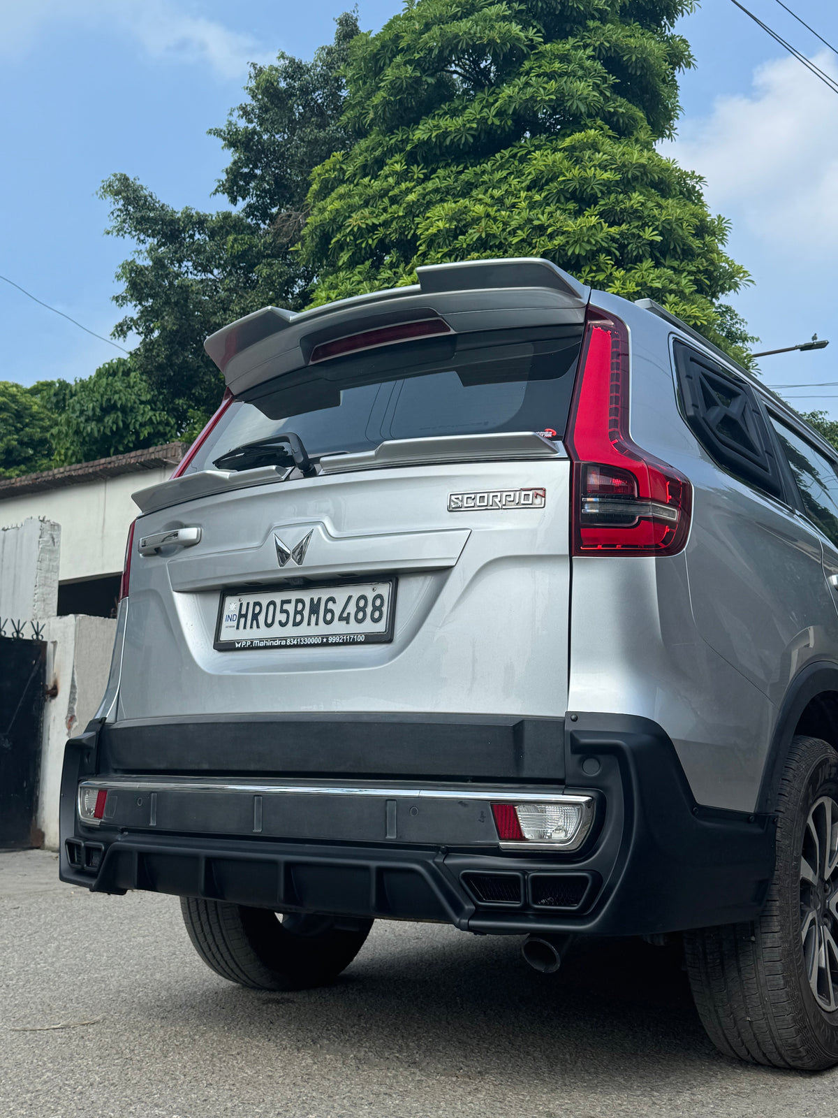 GT Body Kit for Scorpio N - Dazzling Silver