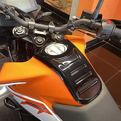 KTM Adventure Accessories | KTM Adv Accessories | KTM Adventure Tank Protection | Best Tank Pad Cover | Tank Scratch Protection | Modified Looks | Fits KTM Adventure | Saiga Parts Modification Accessories