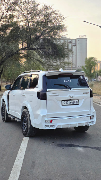 GTLine + Widebody Modification Full Combo for Scorpio-N (Everest White)