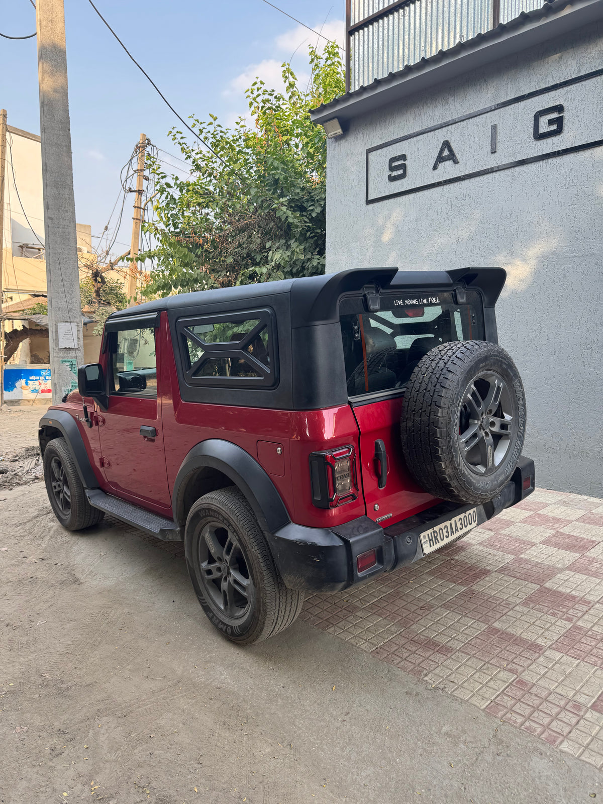 Thar 3-Door Spoiler - Prebook