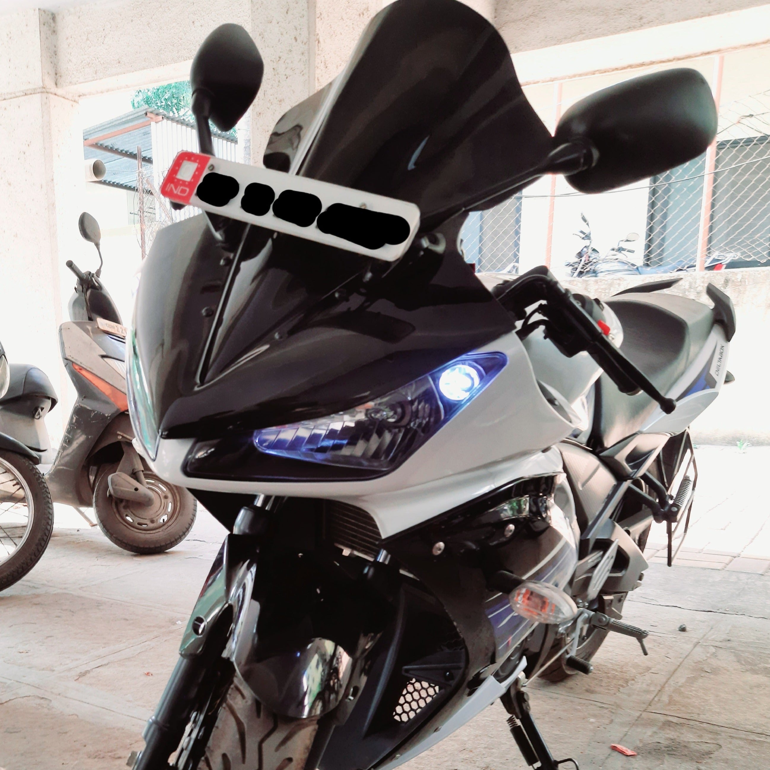 Yamaha r15 v2 headlight cover online price