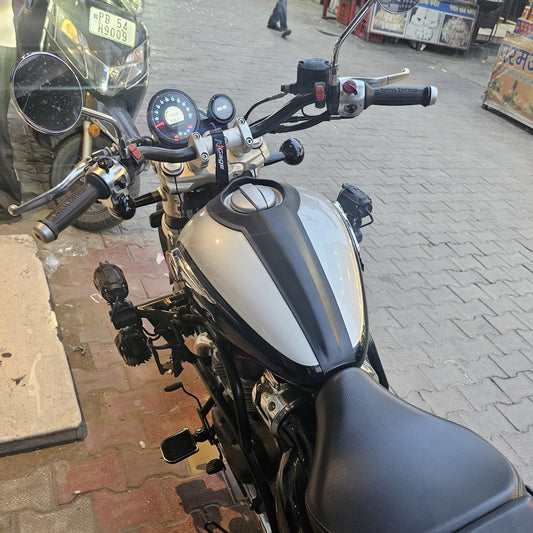 Royal Enfield Super Meteor 650 Accessories | Modification | Modified | Tank Pad | Tank Cover | Tank Protector | Tank Protection