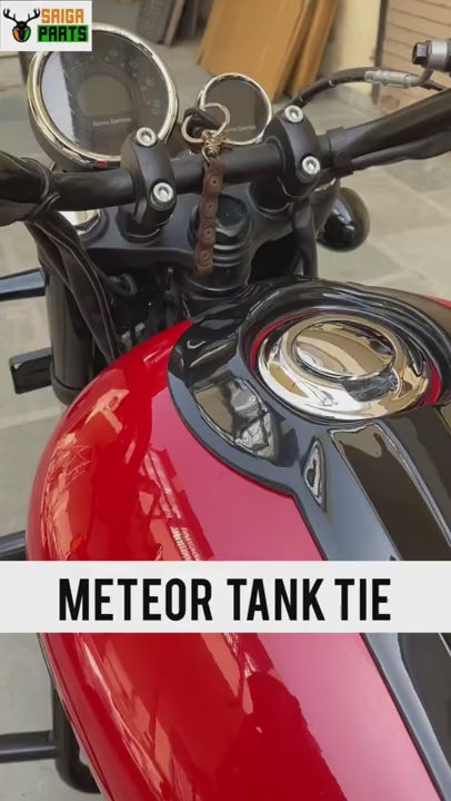 Meteor 350 Accessories | Royal Enfield Meteor 350 Tank Pad Cover | Tank Protection | Meteor 350 Modified Parts | Meteor 350  Modification |