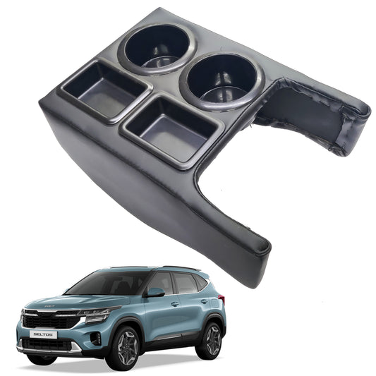 Rear Center Console Cup Holder for Kia Seltos (2023 Facelift)