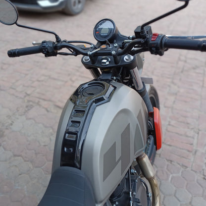 Royal Enfield Himalayan Tank Protection | Best Tank Pad Cover | Tank Scratch Protection | Modified Looks | Fits RE Scram | RE Himalayan | Saiga Parts Modification Accessories