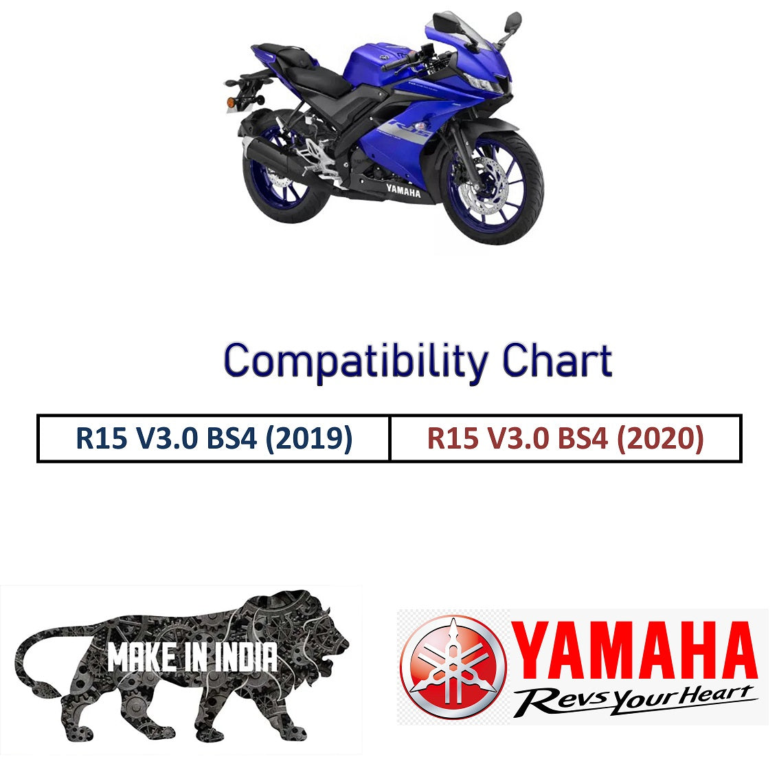 Yamaha R15 V3 Accessories | Modified R15v3 | Best R15 Modification | Front Fender | Saiga Parts Front MotoGp Mudguard